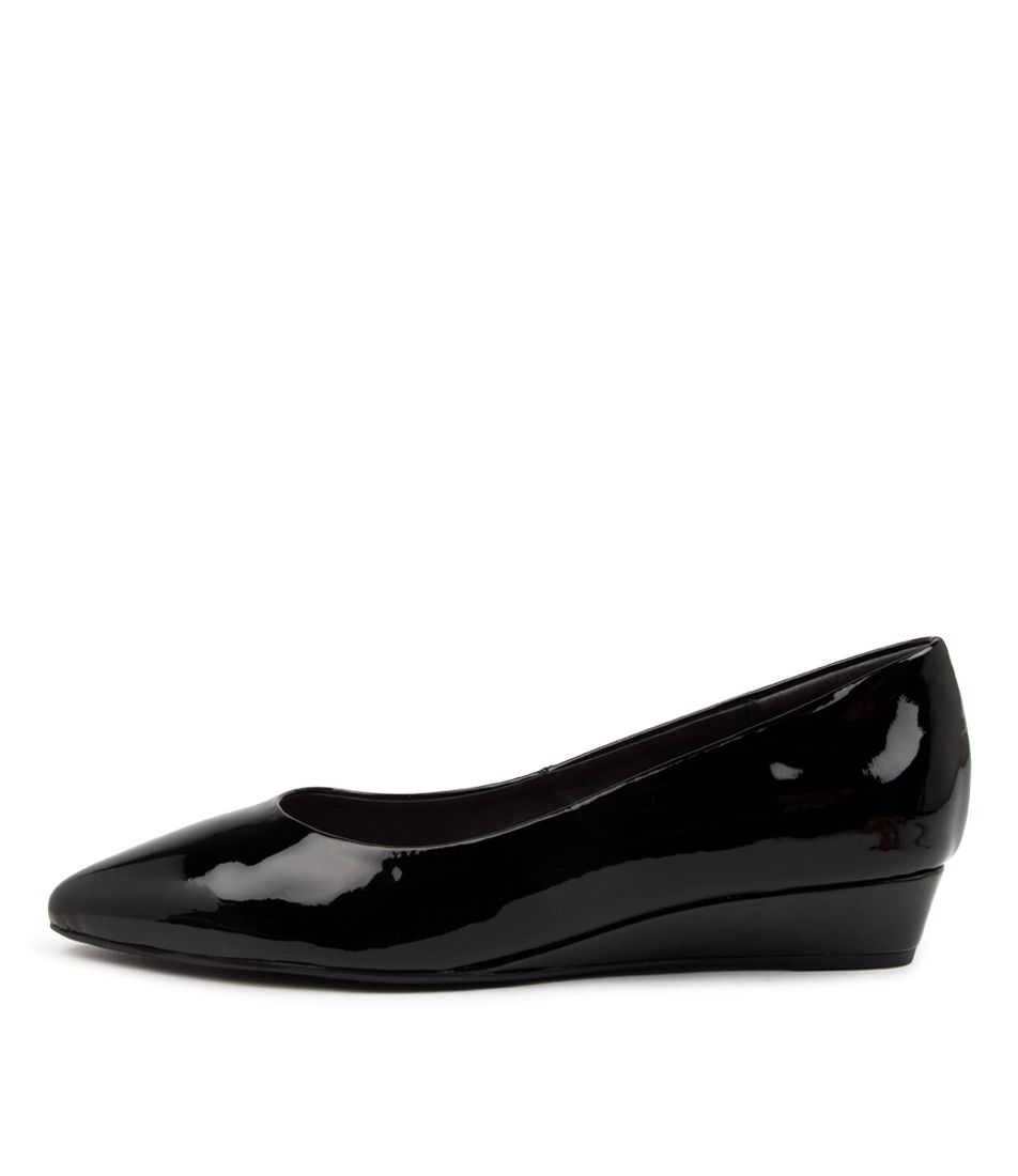 ELANDRA BLACK PATENT LEAT