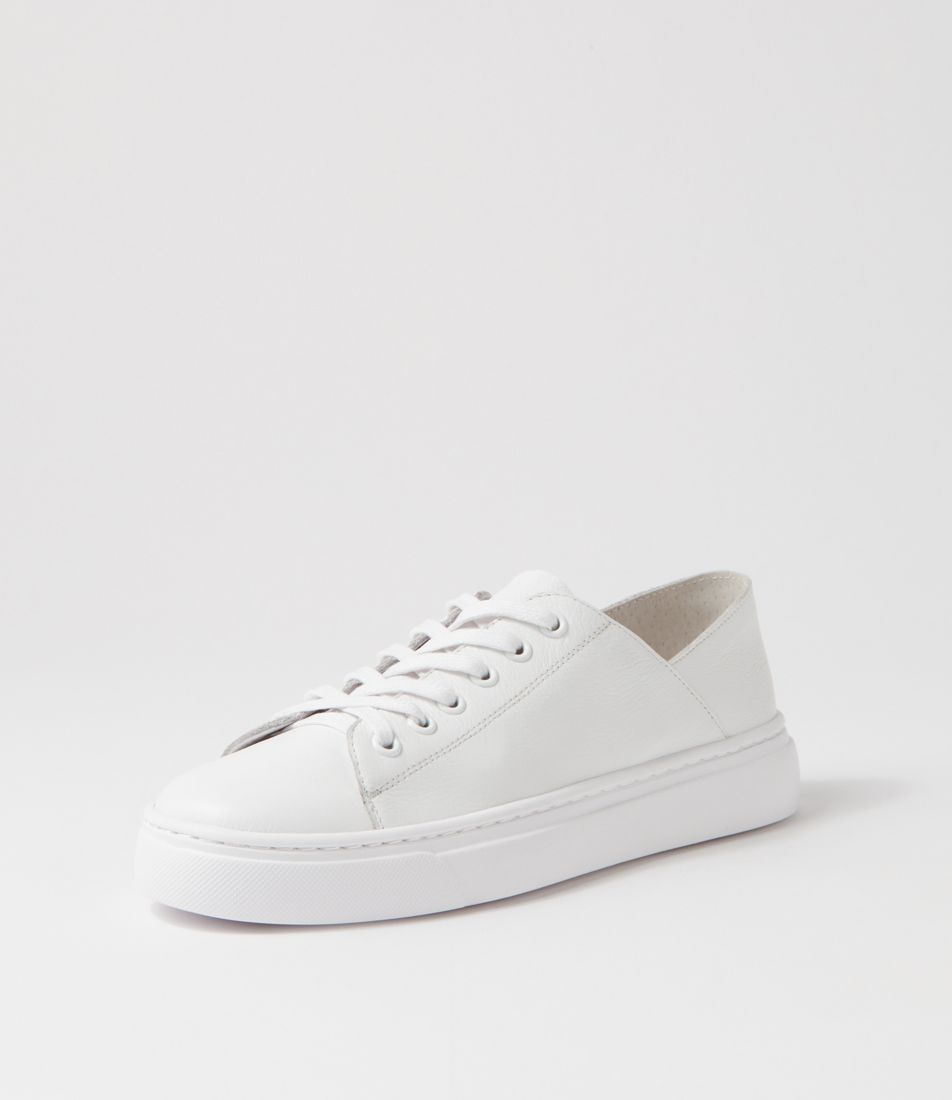 Oaks White Leather Sneakers