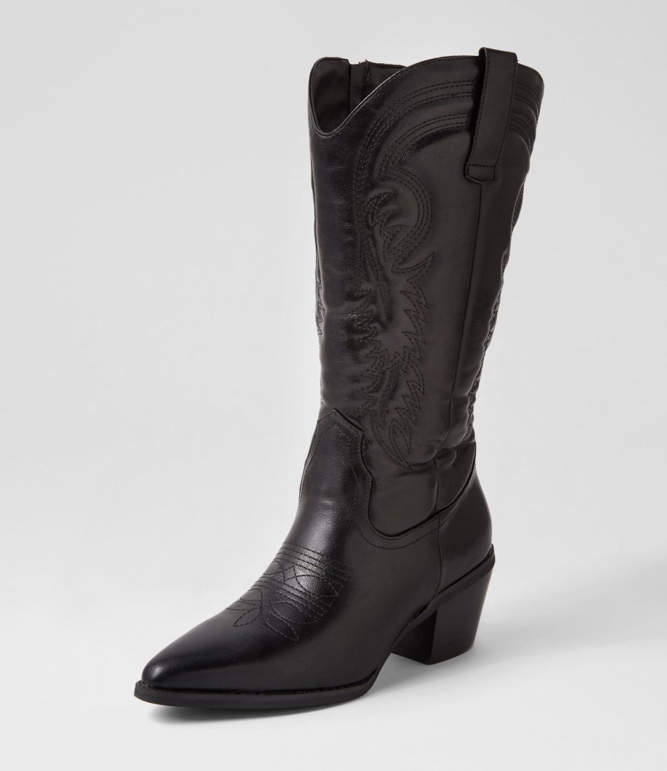 Yodel Black Knee High Boots
