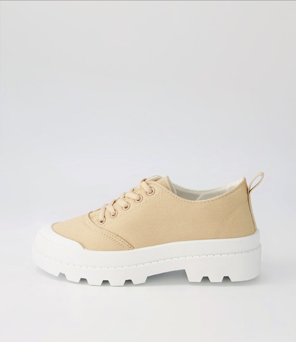 Ilysse Natural Canvas Sneakers