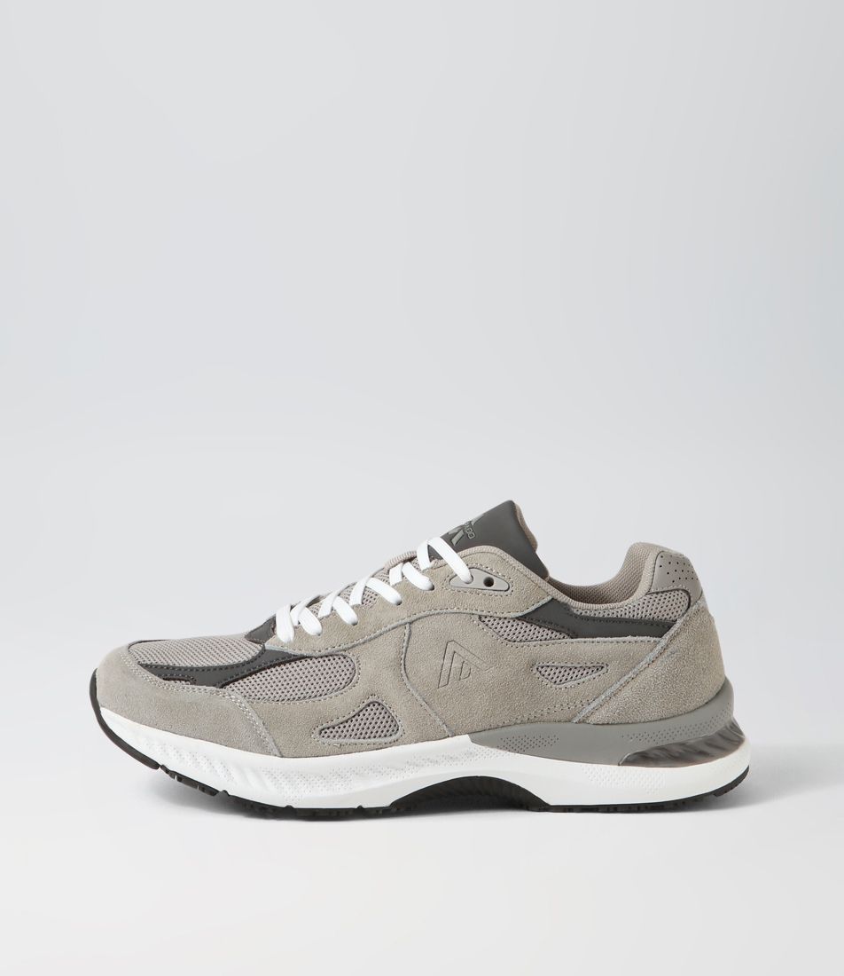 Crib Light Grey Suede Sneakers