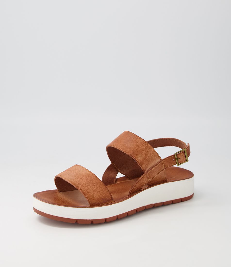 Kazz Tan Leather Sandals