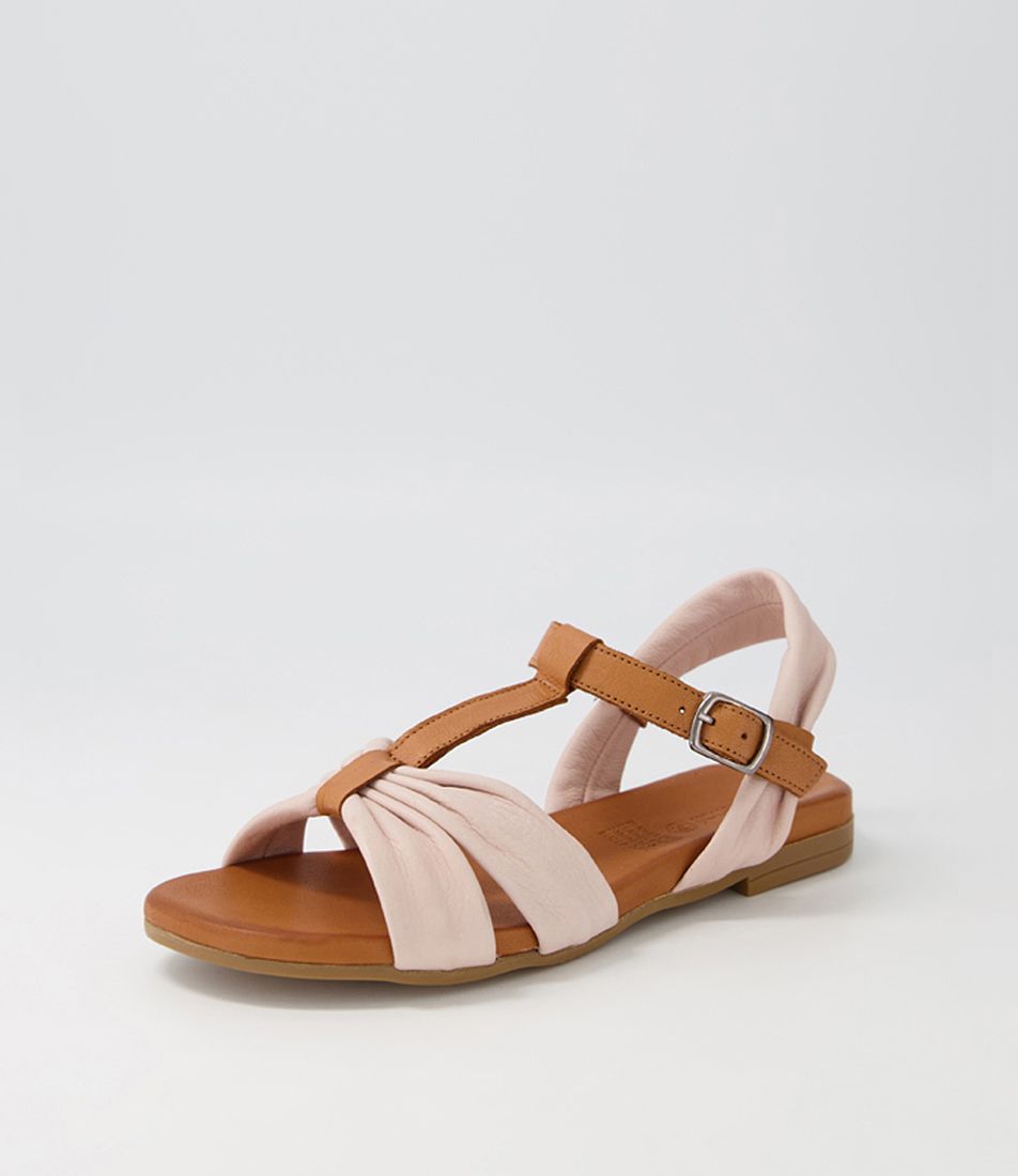 Whento Nude Tan Leather Sandals
