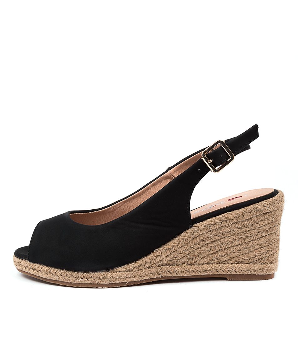 FABIANA BLACK NUBUCK PU