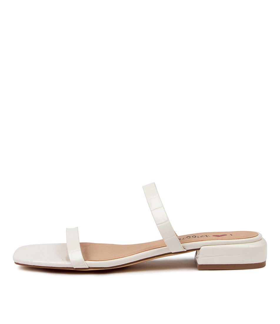 PHEBY WHITE CROC SMOOTH