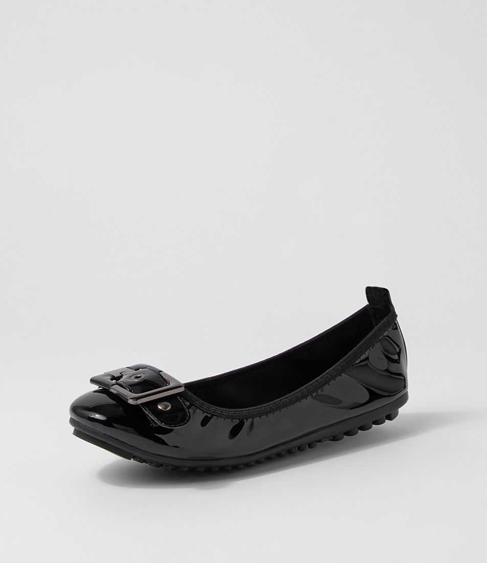 Cory Black Patent Pu Ballet Flats