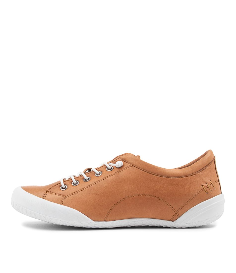 Royce Tan Leather Sneakers WS
