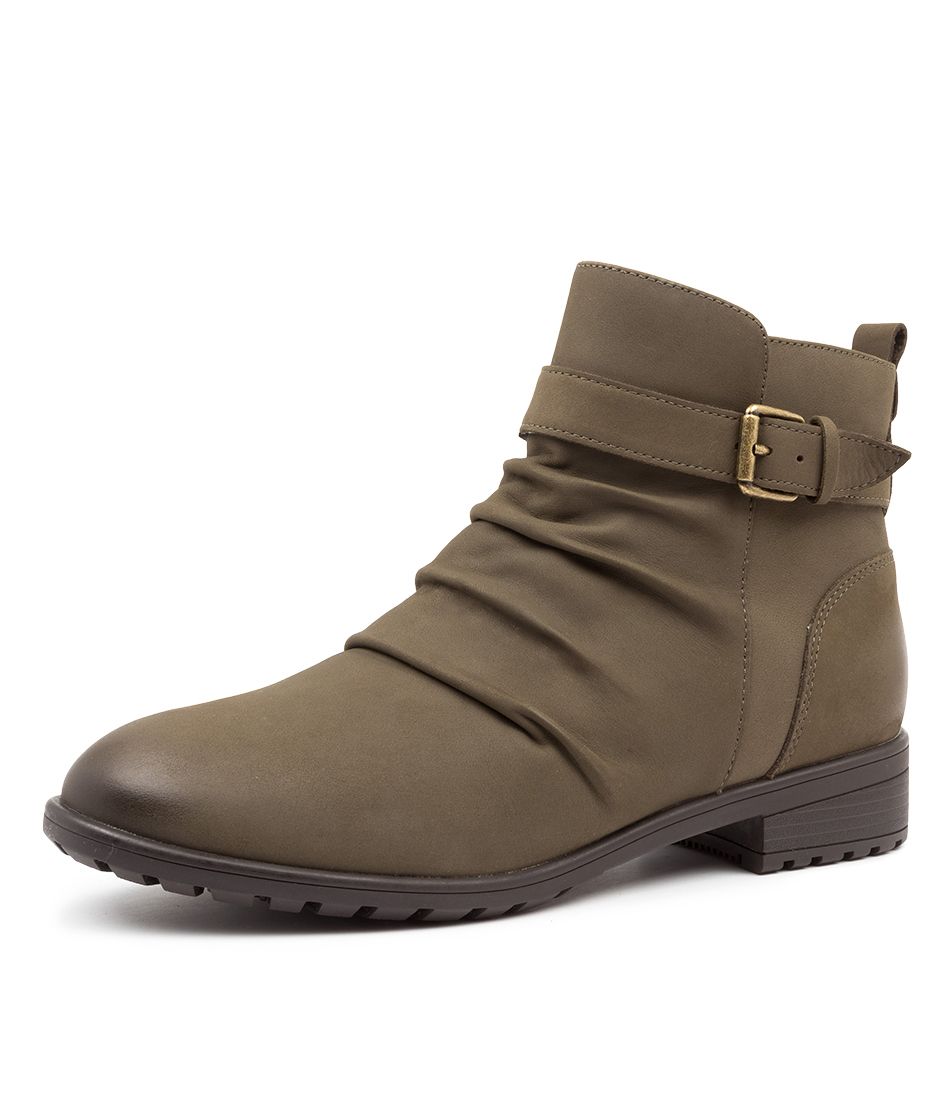 EDITHVALE SU KHAKI NAP LEATHER