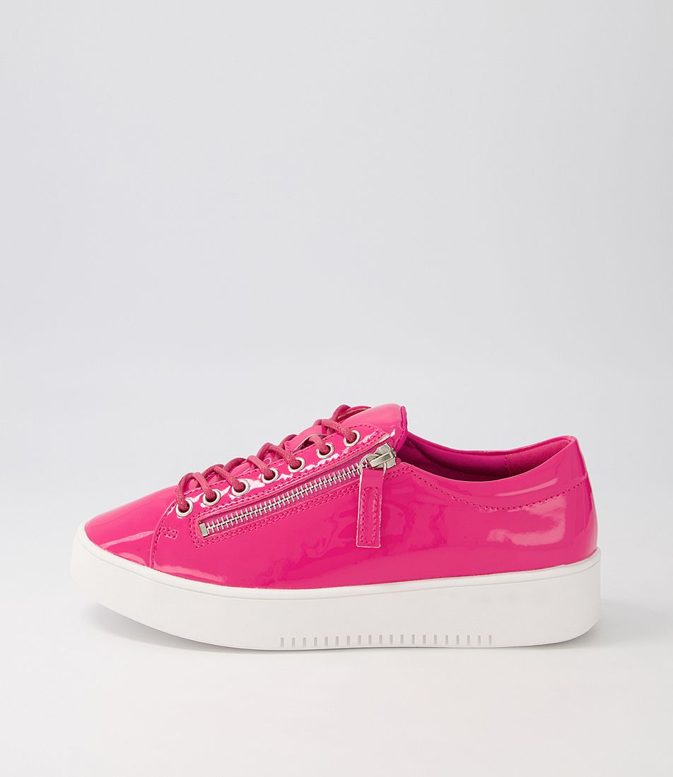 Liberty Fuchsia Patent Pu Sneakers
