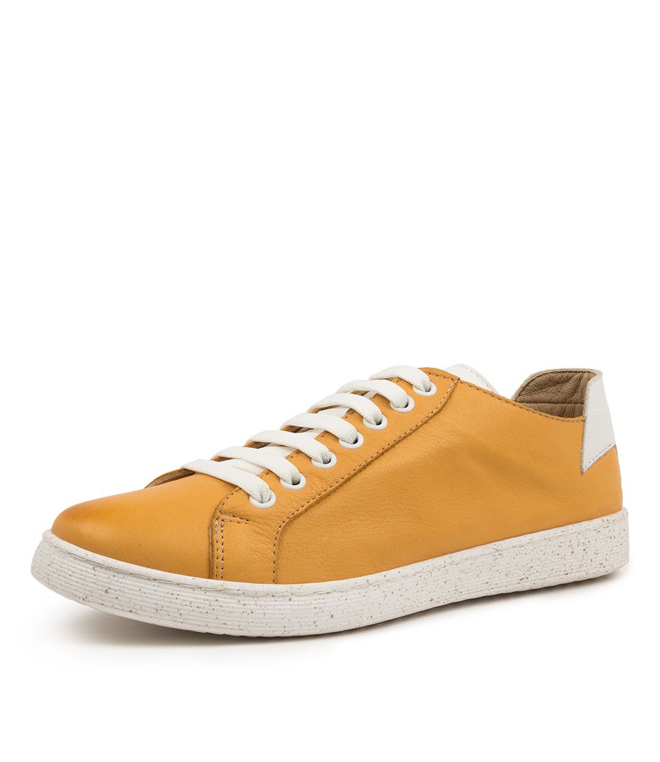 SAMIRA YELLOW-WHITE LEA