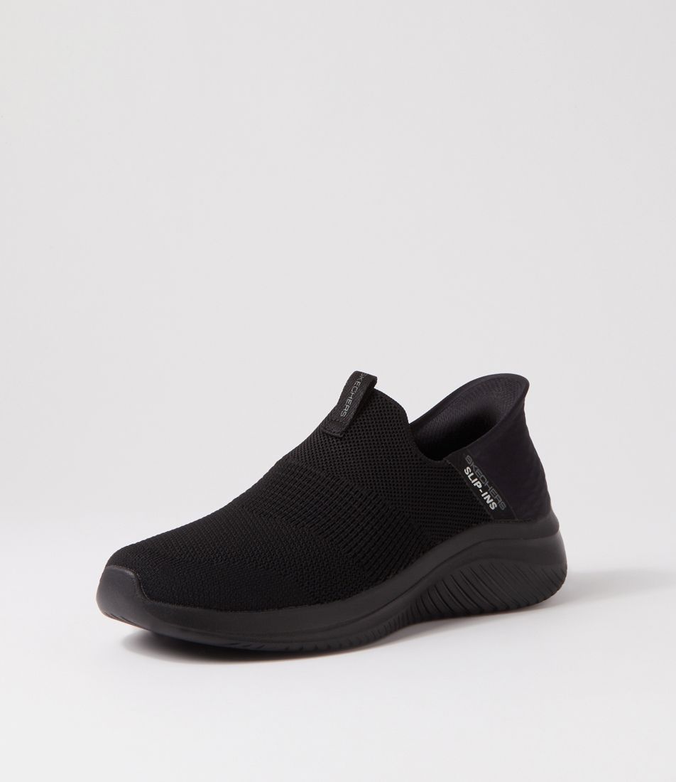 Ultra Flex 3.0 Black Mesh Sneakers