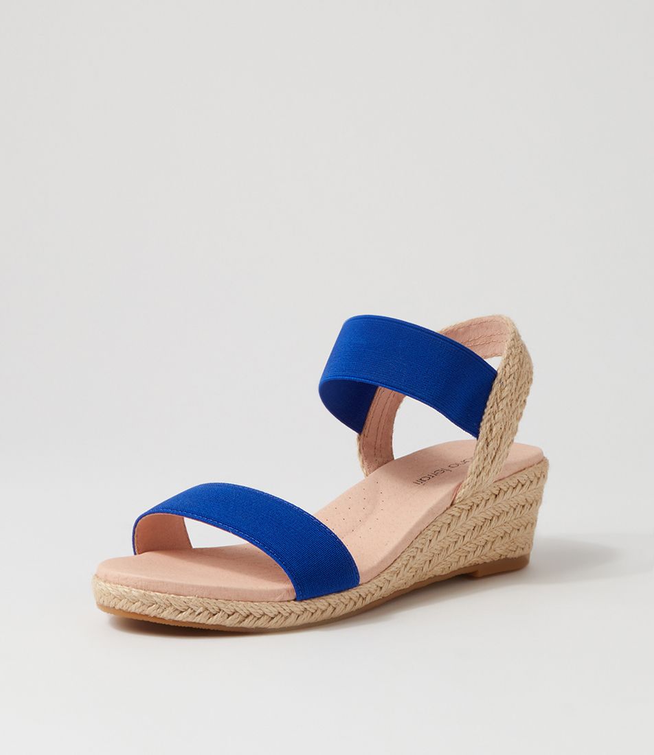 Helina Cobalt Elastic Sandals
