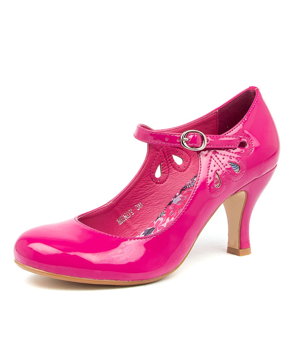 MENDY FUCHSIA PATENT PU