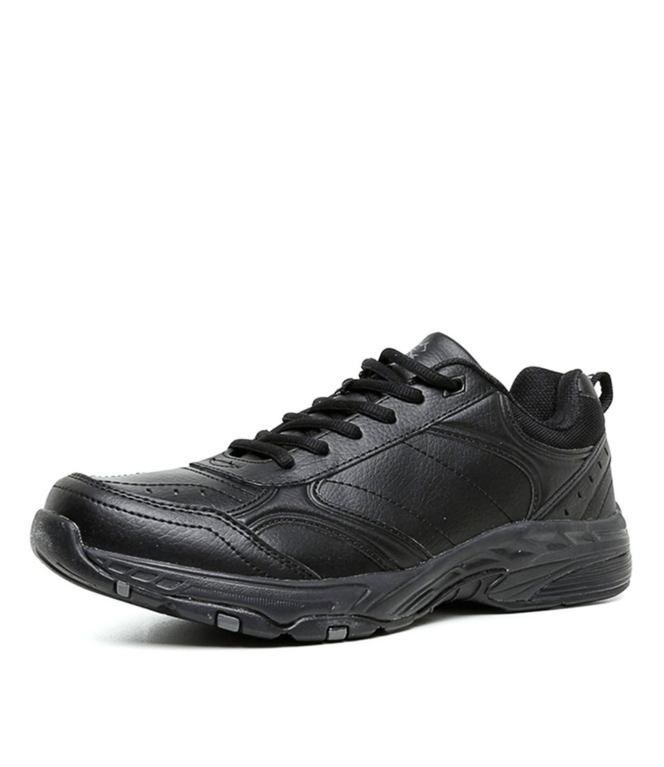 ERUPT SNR WIDE BLK LTHR