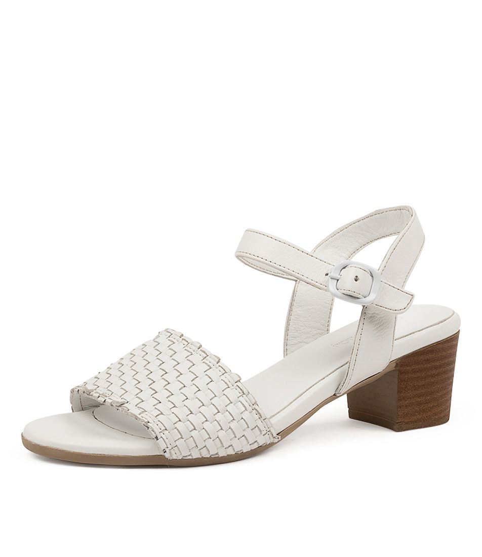 CLINES WHITE LEATHER