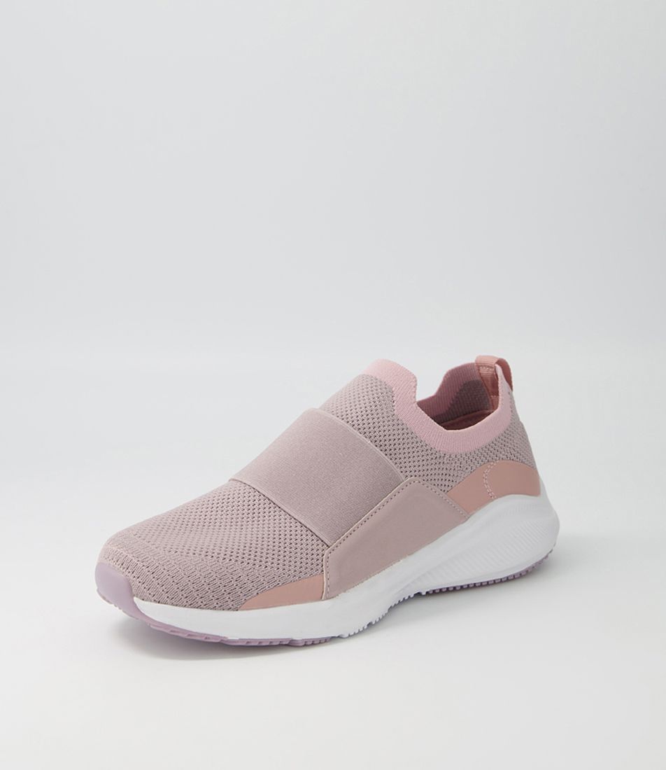 Peace Mauve Knit Sneakers