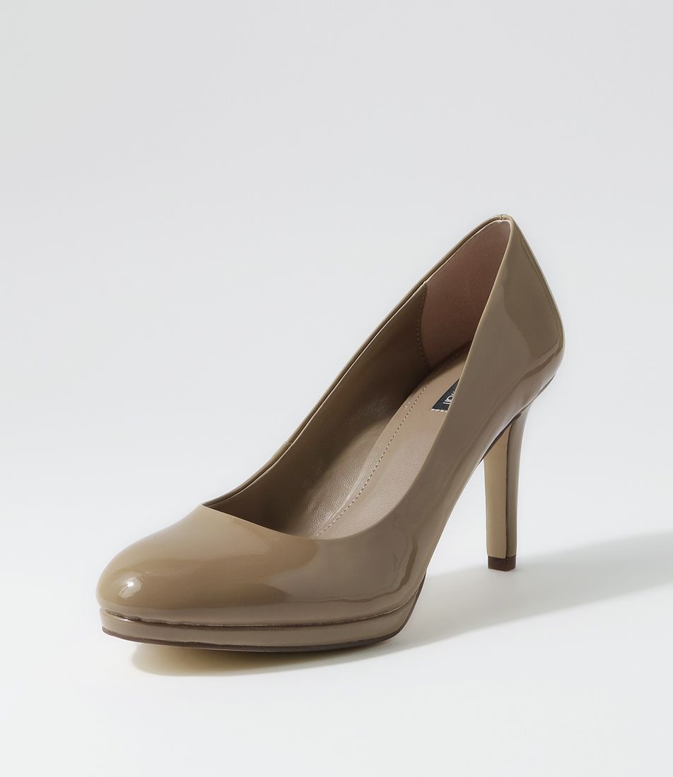Galore Fawn Patent Leather Heels