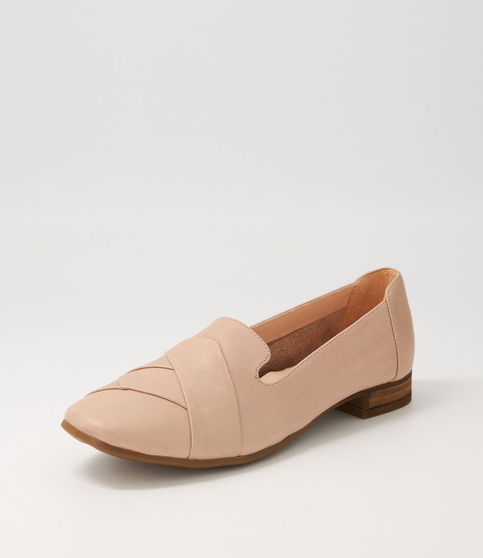 Tilony Dark Nude Leather Loafers