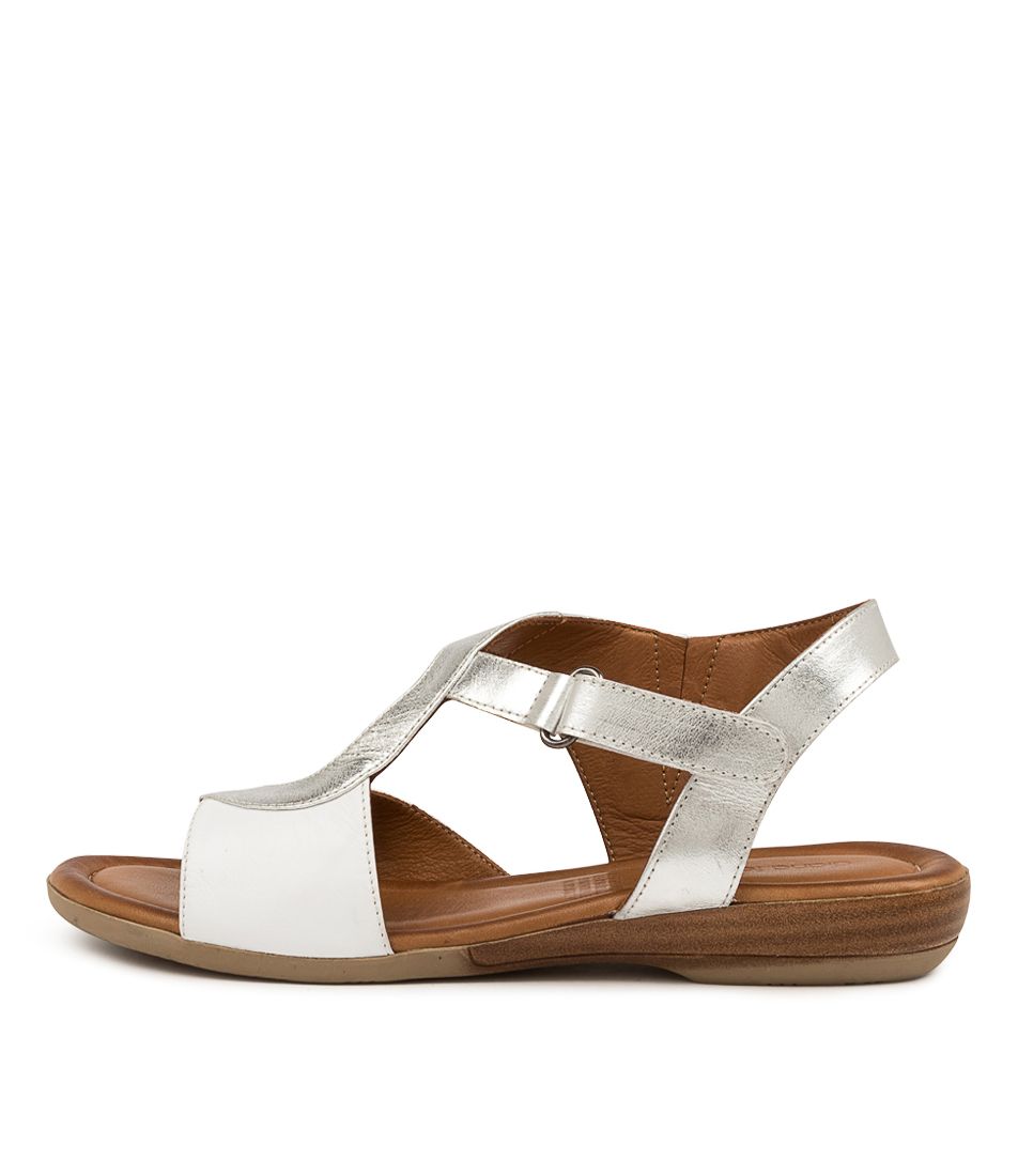 ALMADA DF WHITE SILVER LEATHER