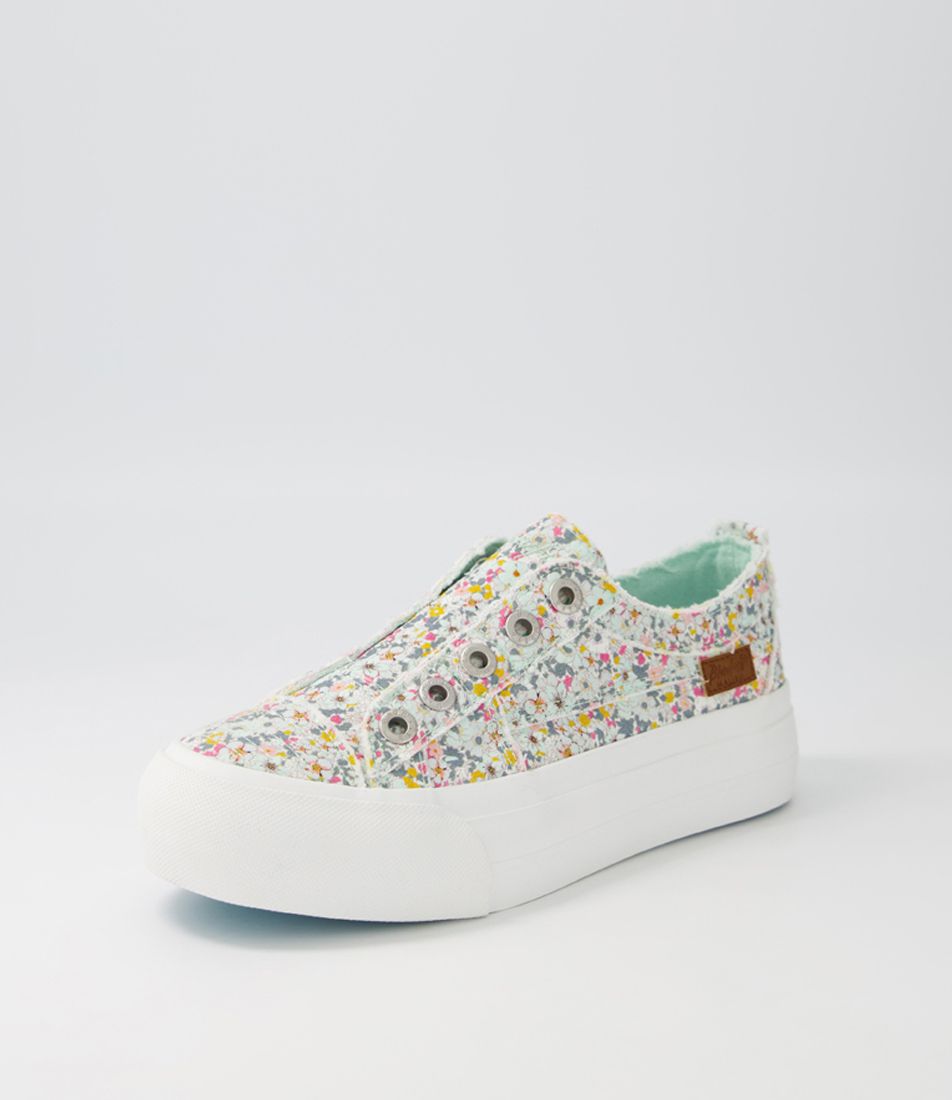 Sadie Moody Wallflower Canvas Sneakers