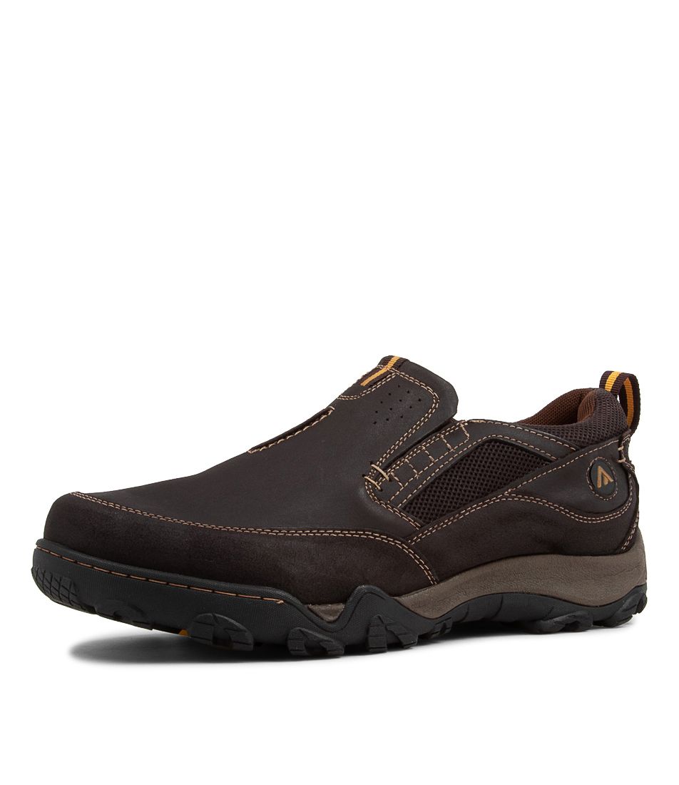 Boulder Dark Brown Oil Nubuck Flat Shoes
