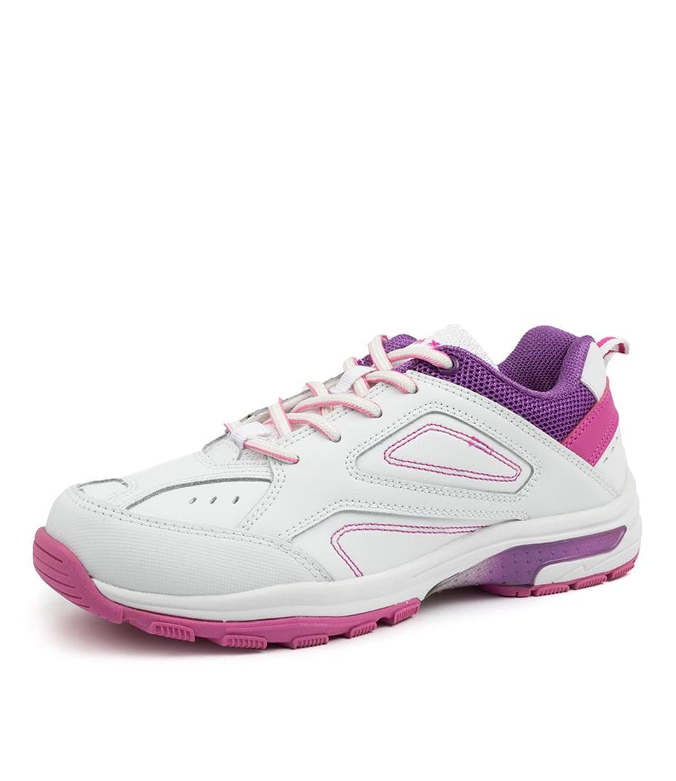 ECHO JNR WHT-PURPLE-PINK
