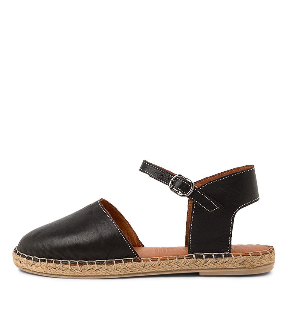 UNAINA BLACK LEATHER