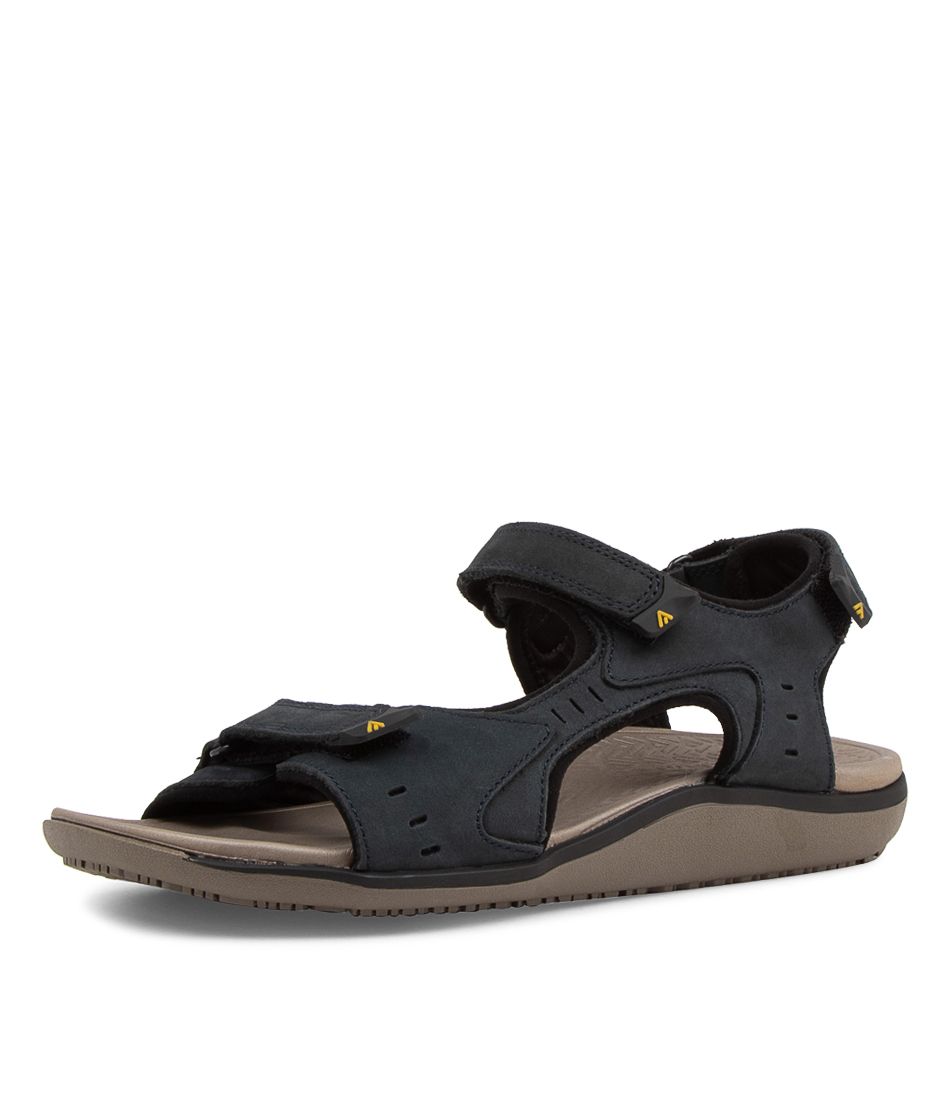 Homis Blue Leather Sandals