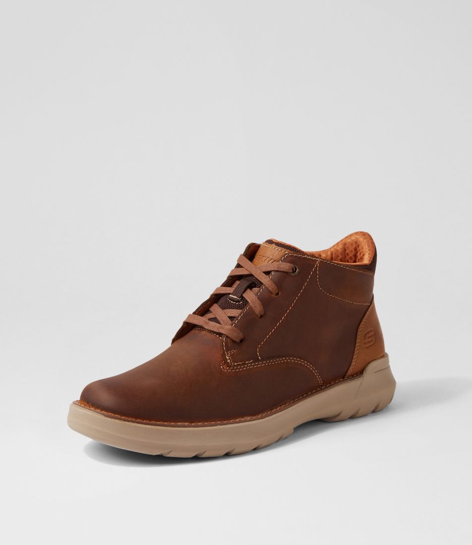 Doveno Molens Dark Brown Leather Lace Up Boots