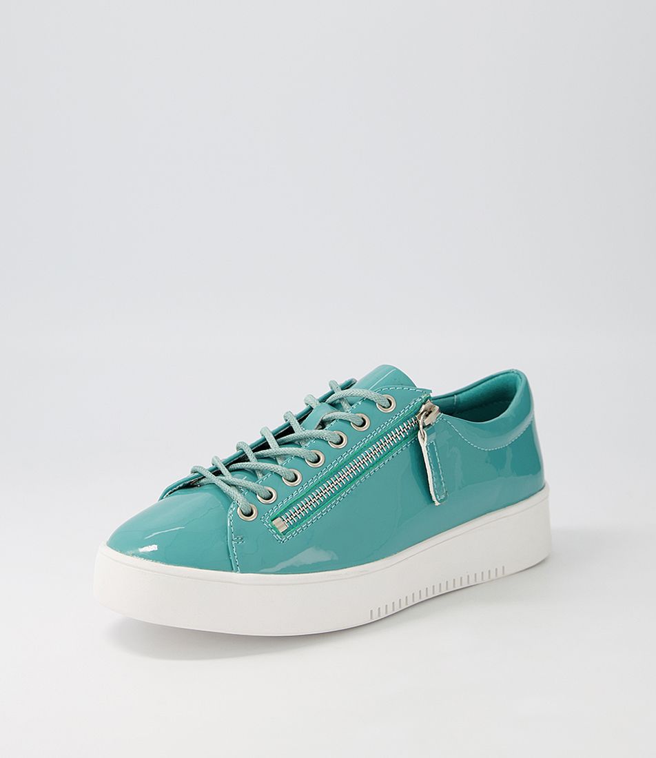 Liberty Teal Patent Pu Sneakers