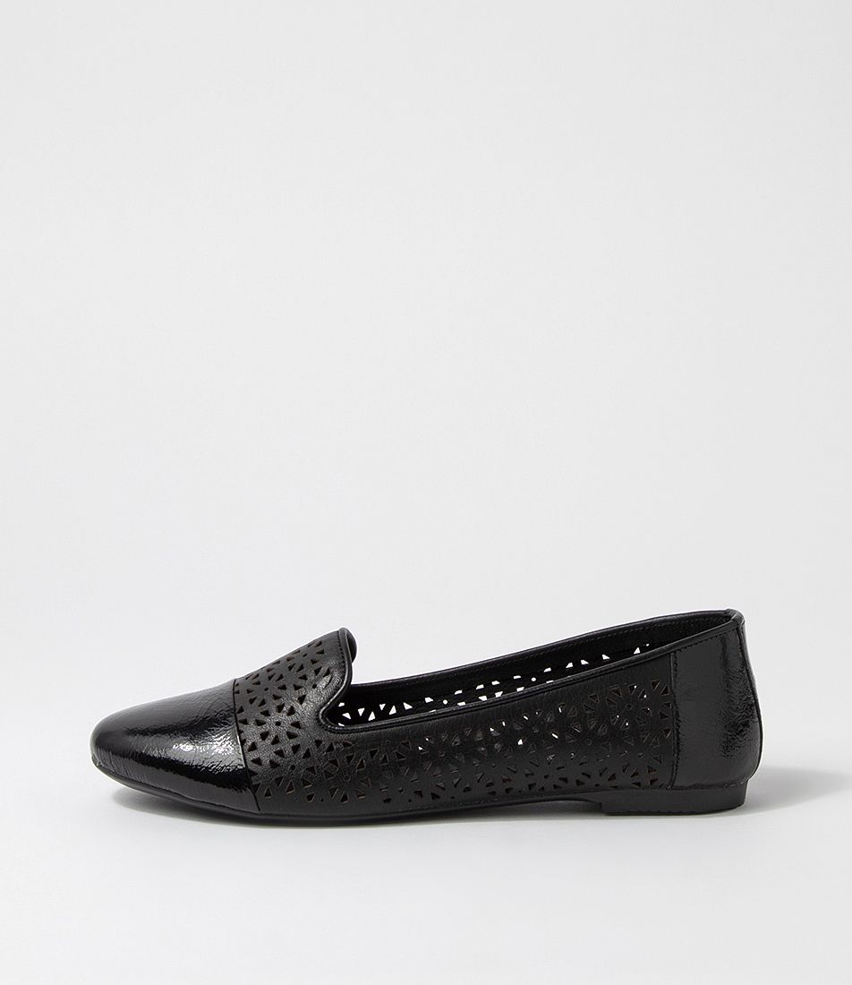 Sory Black Leather Loafers