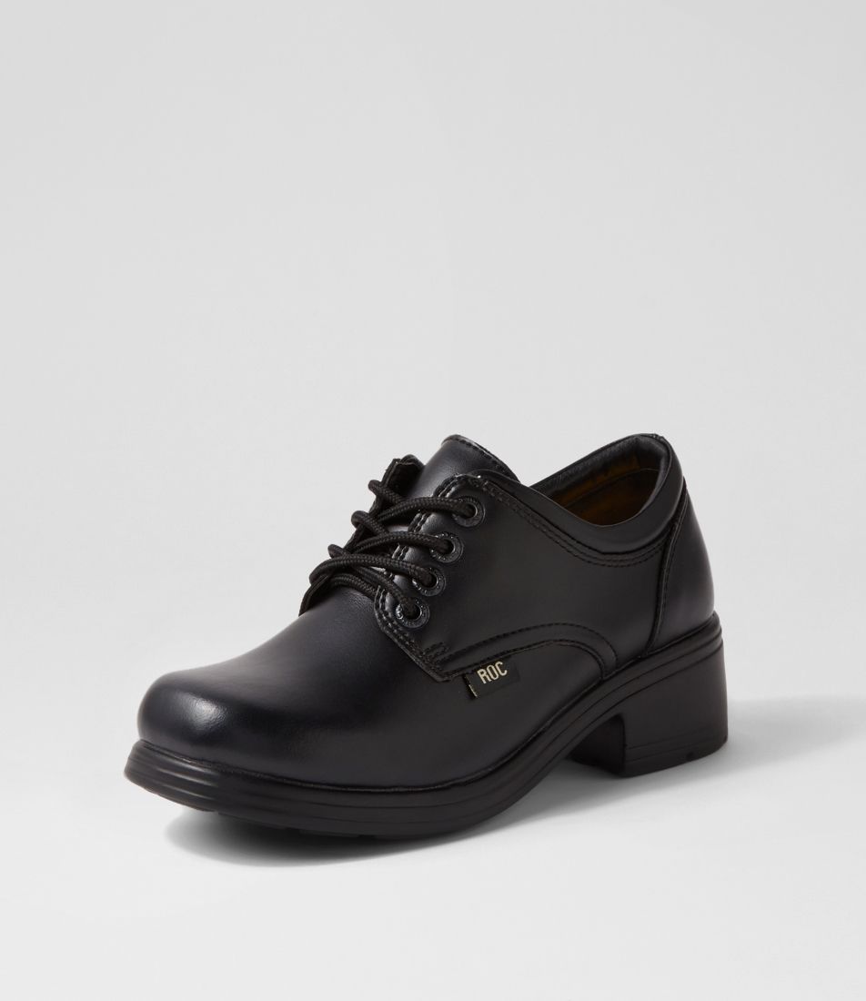 Dakota V Snr Black Lace Up Shoes