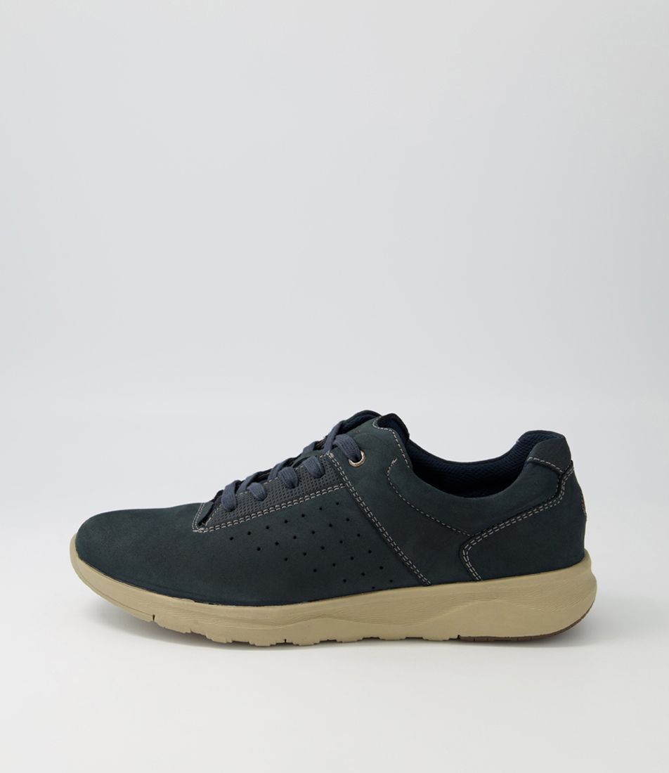 Mollard Navy Nubuck Sneakers