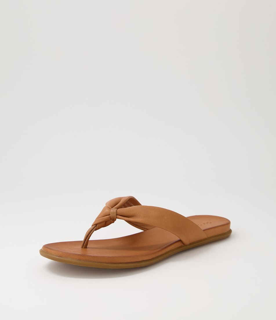 Kaite Tan Leather Sandals