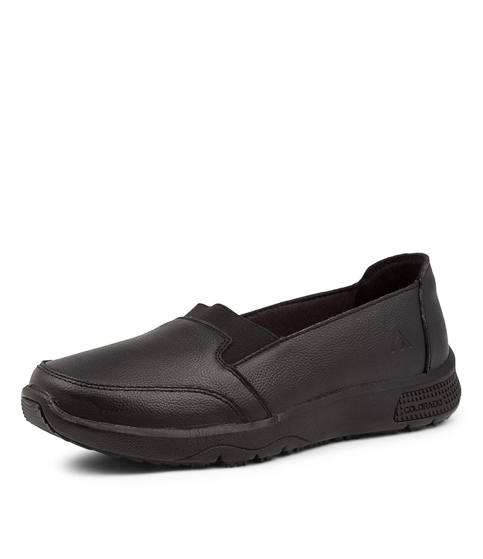 MASHINGS CF BLACK BLACK SOLE TUMBLED LEATHER