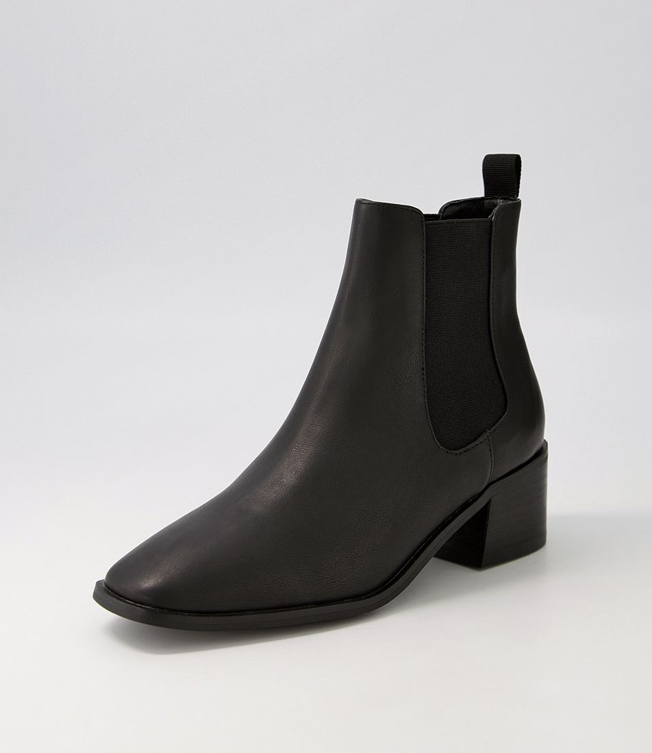 Vaneza Black Ankle Boots