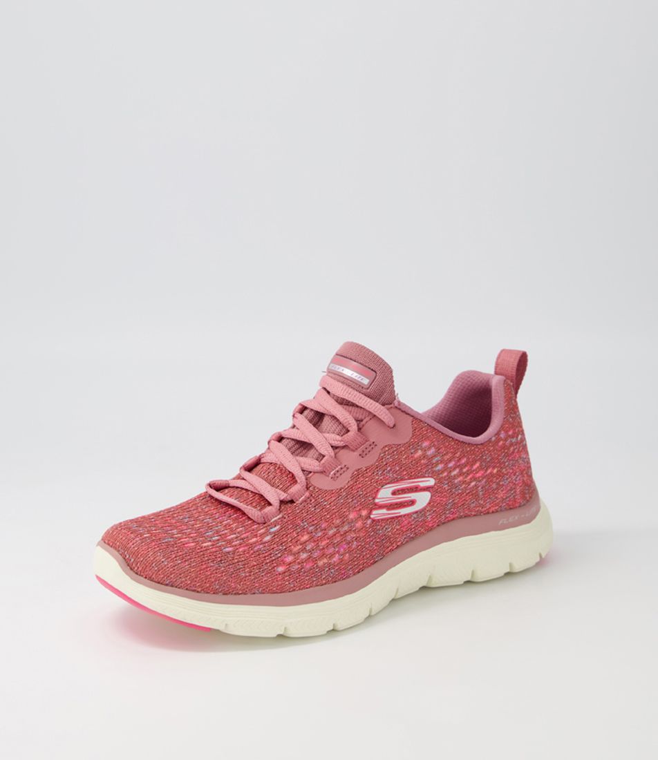 Flex Appeal 4.0 Dark Rose Pink Knit Sneakers