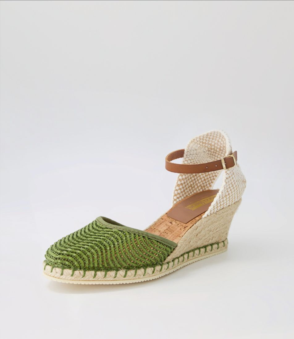 Tish Khaki Weave Espadrilles
