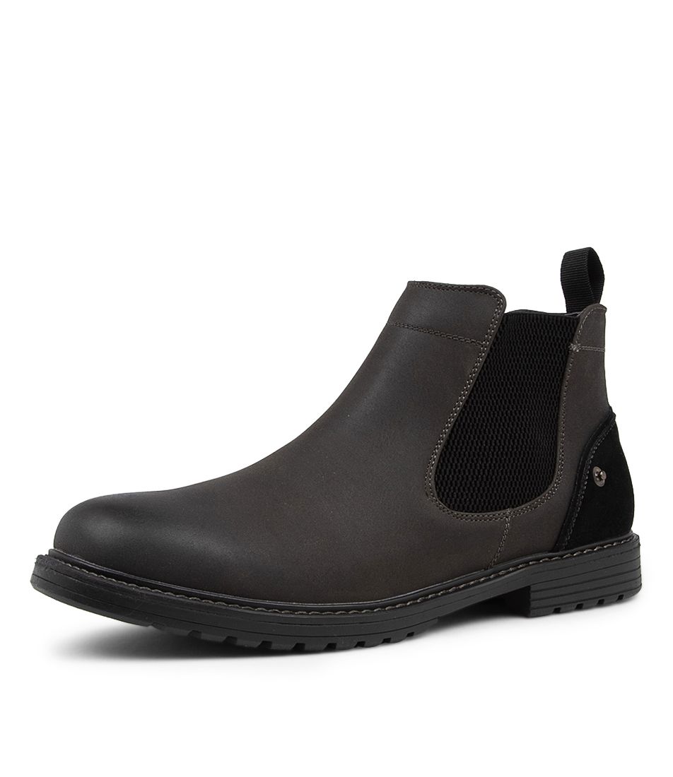 James Black Ankle Boots