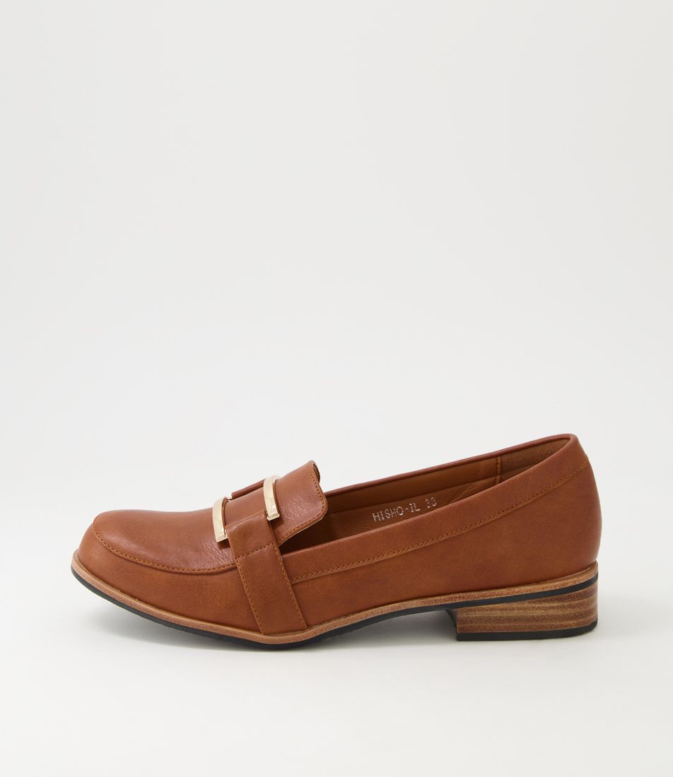 Hisho Dark Tan Loafers
