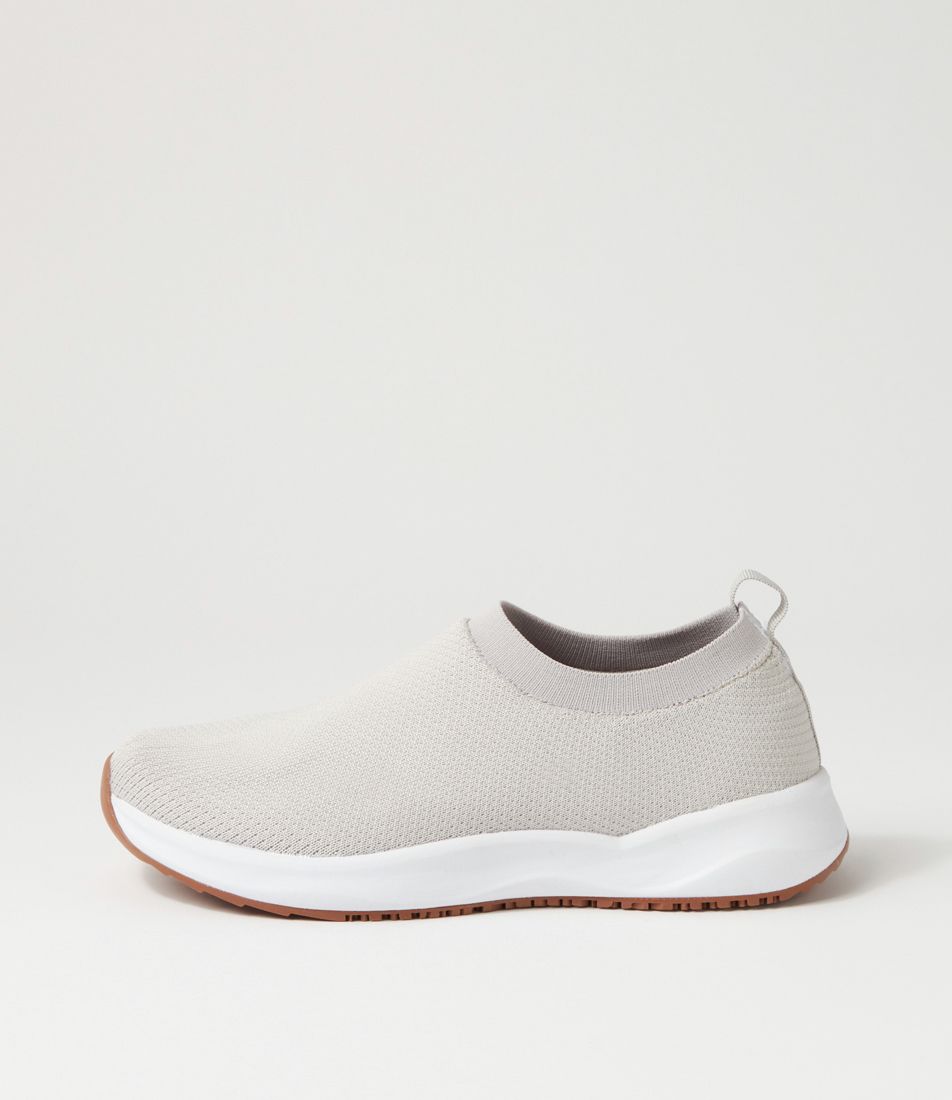 Gigi Grey Mesh Sneakers