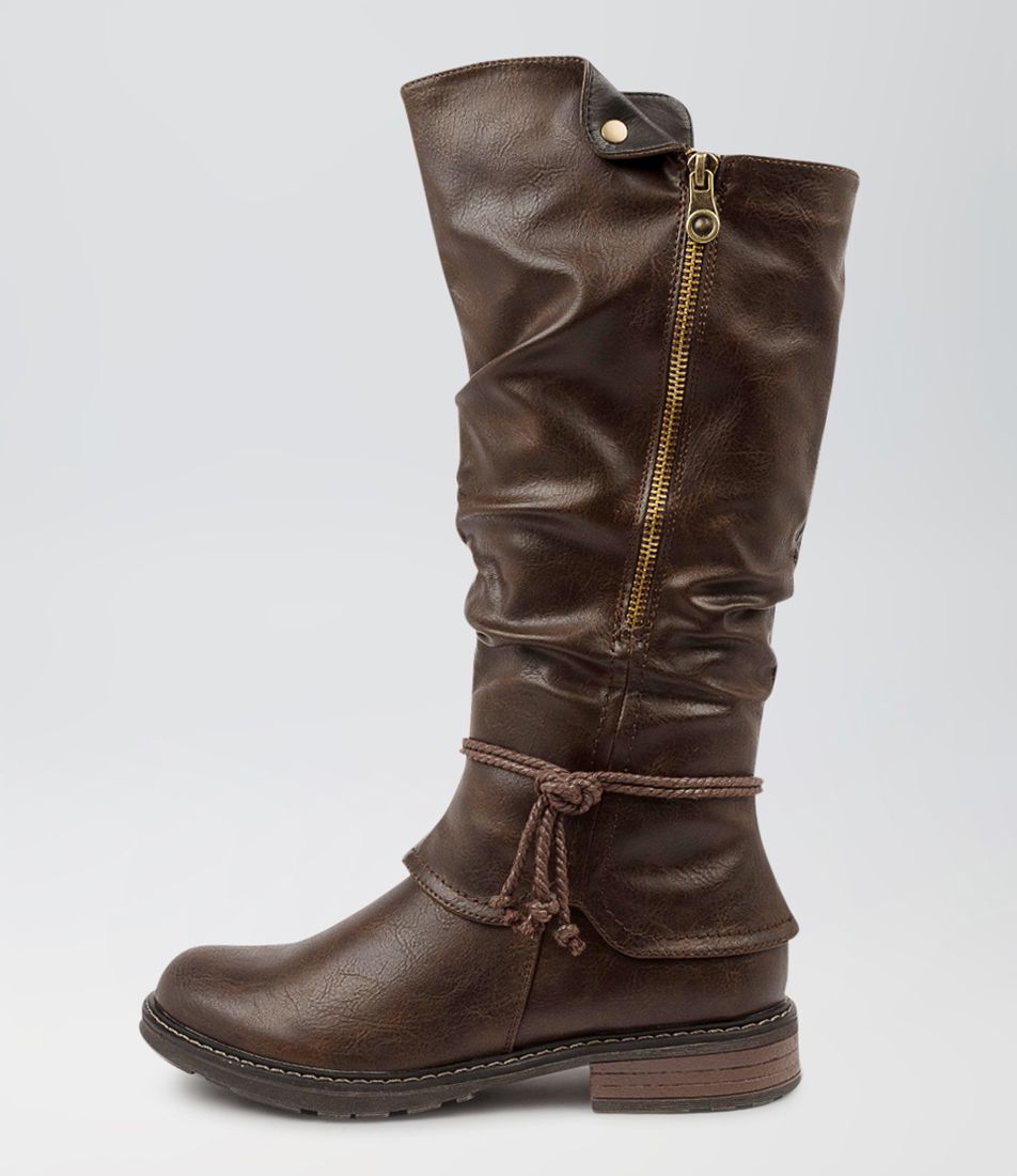 Maldivian Choc Smooth Knee High Boots