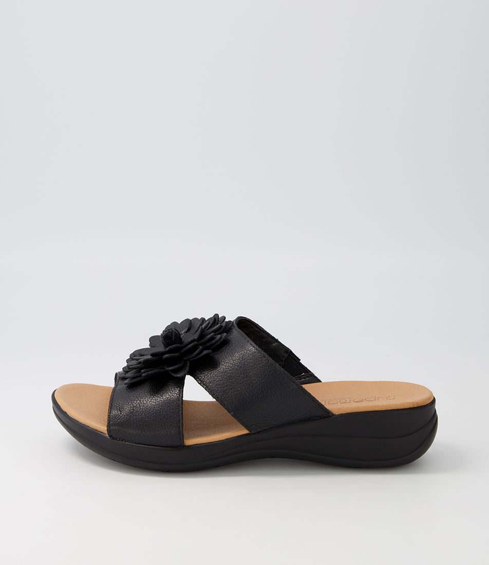 Magnifcent Black Leather Sandals