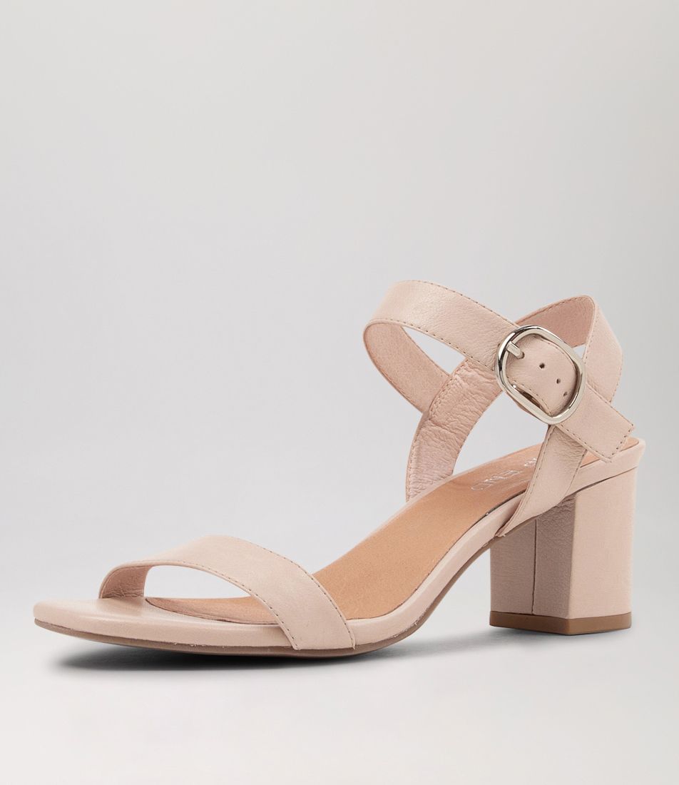 Geonn Nude Leather Sandals