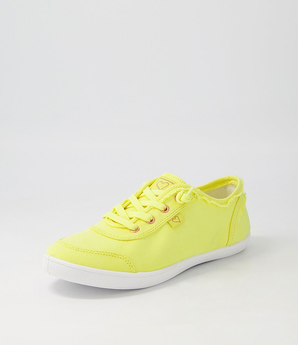 Mynka Lemon Canvas Sneakers