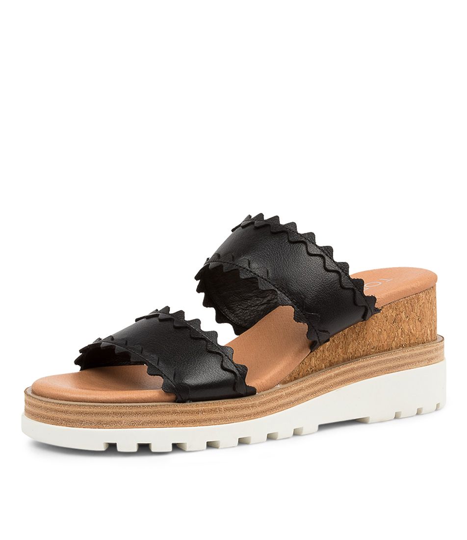 BREATON TO BLACK WHITE SOLE LEATHER