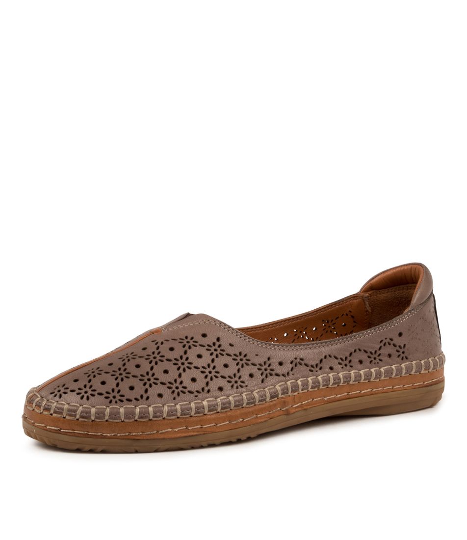 FALLEIN LT TAUPE-TAN LTHR