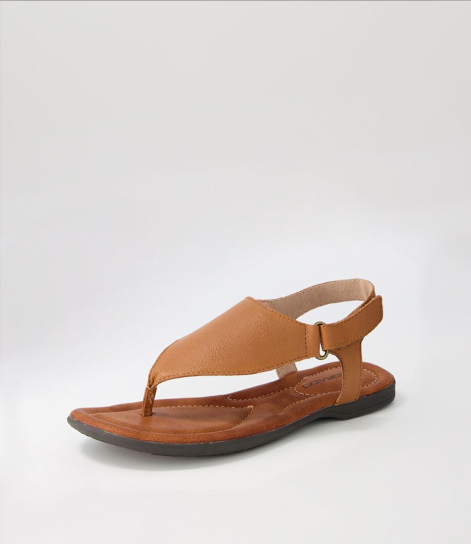 Kristian Dark Tan Leather Sandals
