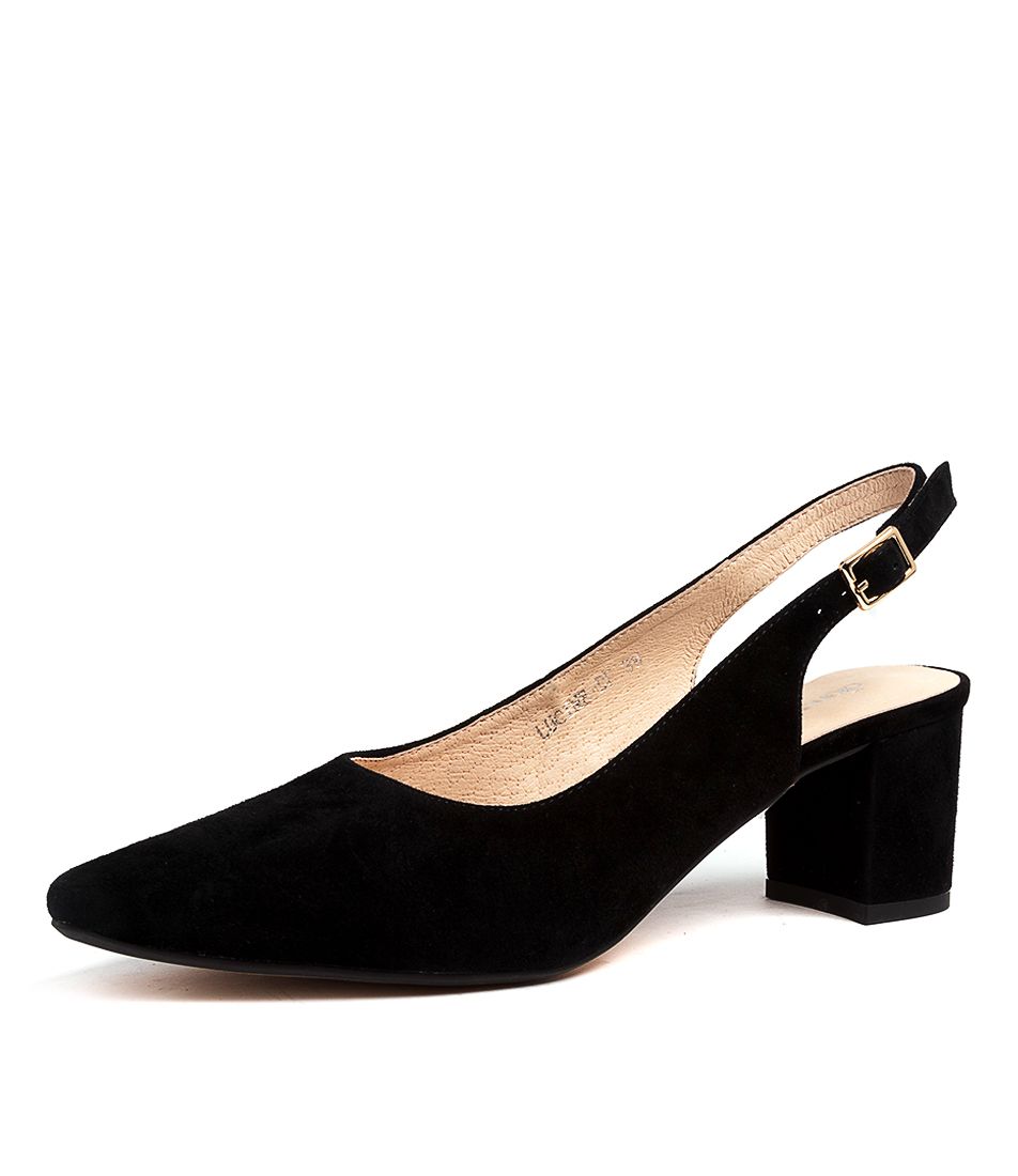 LUCINE BLACK SUEDE