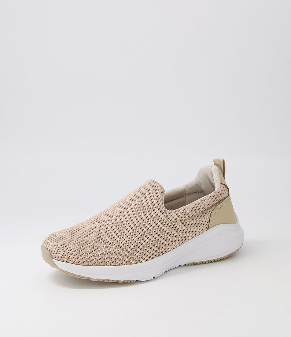 Posters Light Taupe Mesh Sneakers